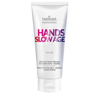 Farmona Professional HANDS SLOW AGE Trójaktywny peeling do dłoni anti - ageing 200ml