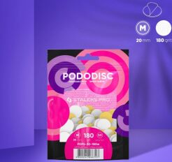 Staleks Pododisc wymienne nakładki białe na miękkiej bazie M EXPERT 180gr. (50sztuk)