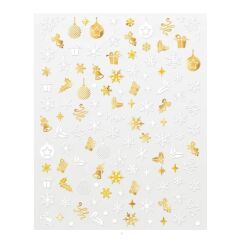 Moyra naklejki samoprzylepne 21 gold/white