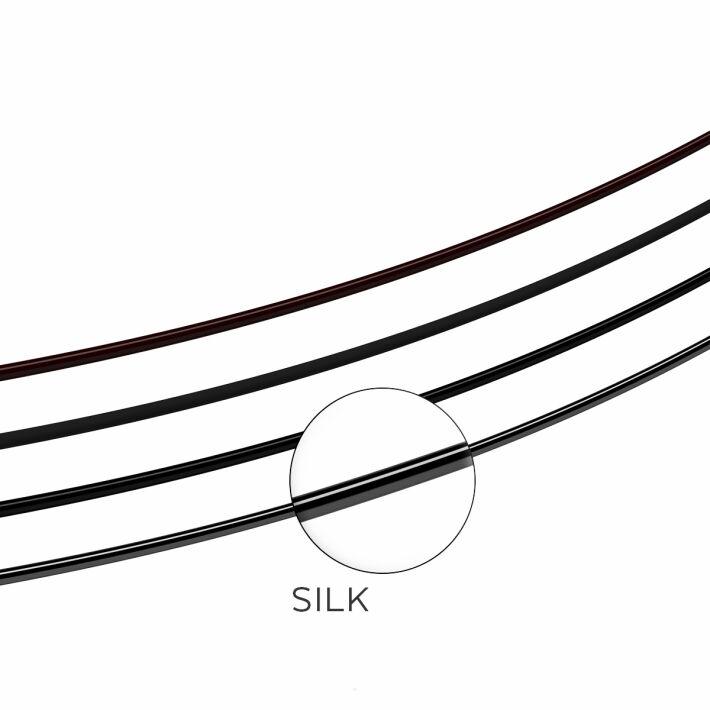 Silk, Black, B, 0.2, 8-9 mm / duża paletka