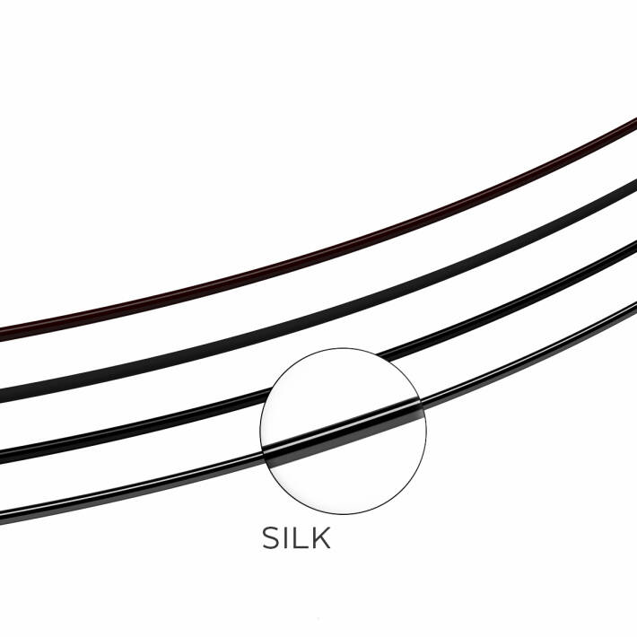 Silk, Black, L+, 0.07, 4mm, 5mm, 6mm, 7mm / mała paletka