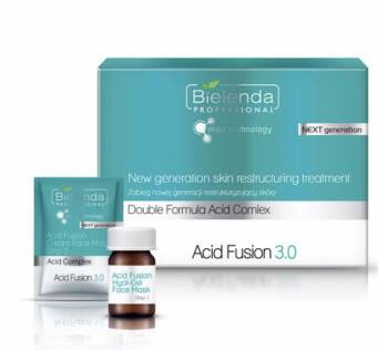 Bielenda Acid Fusion 3.0 Zabieg nowej generacji restrukturyzujący skórę set na 5 zabiegów