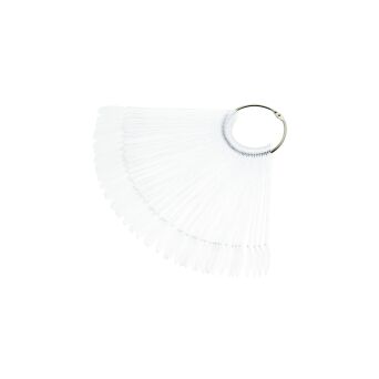 Wzornik przeźroczczysty breloczek migdał 50 szt.