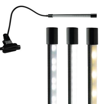 Lampa LED klips czarna