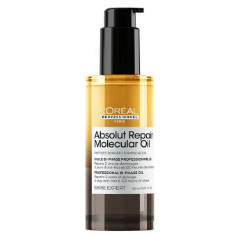 L’Oréal Absolut Repair Molecular Olej Dwufazowy do Włosów Zniszczonych 90ml