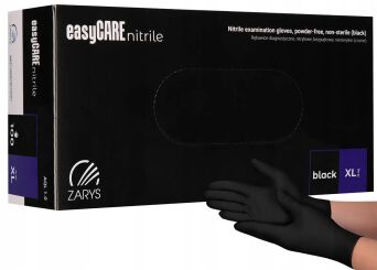 Zarys EasyCare rękawice nitrylowe czarne XL 100 szt