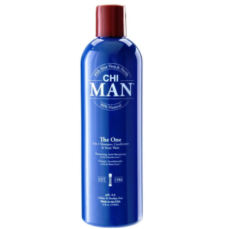 CHI Man 3 w 1 szampon, odżywka, żel do mycia ciała z prowitaminą B5 dla mężczyzn 739 ml