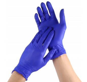 Rękawice nitrylowe rożne kolory rozmiar XL 10 szt 