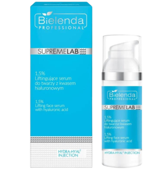 Bielenda Professional Supremelab Hydra-Hyal2 Injection 1,5% Liftingujące serum do twarzy z kwasem hialuronowym 50 g