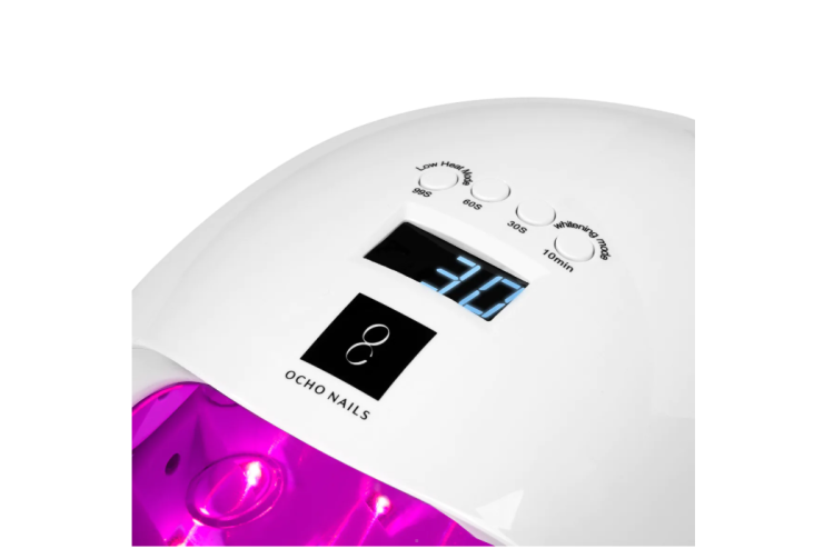 Lampa UV LED OCHO NAILS X13 65W plus biała z lustrzanym dnem