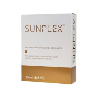 Sunplex zabieg regenerujący włosy 5 x 5 ml